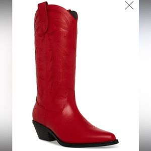 Madden Girl Redford Western Boot Size 8